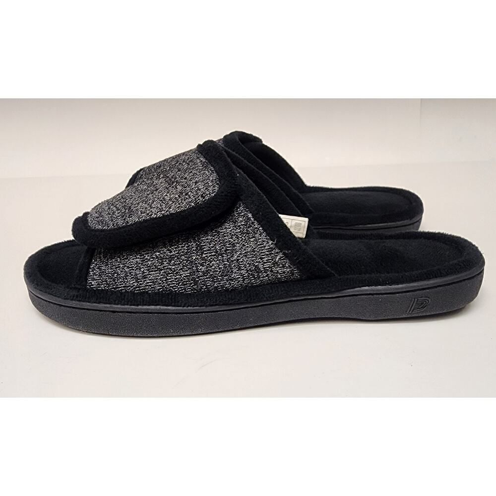 Dena Lives Memory Foam Indoor Slippers Size7-8 Color Black